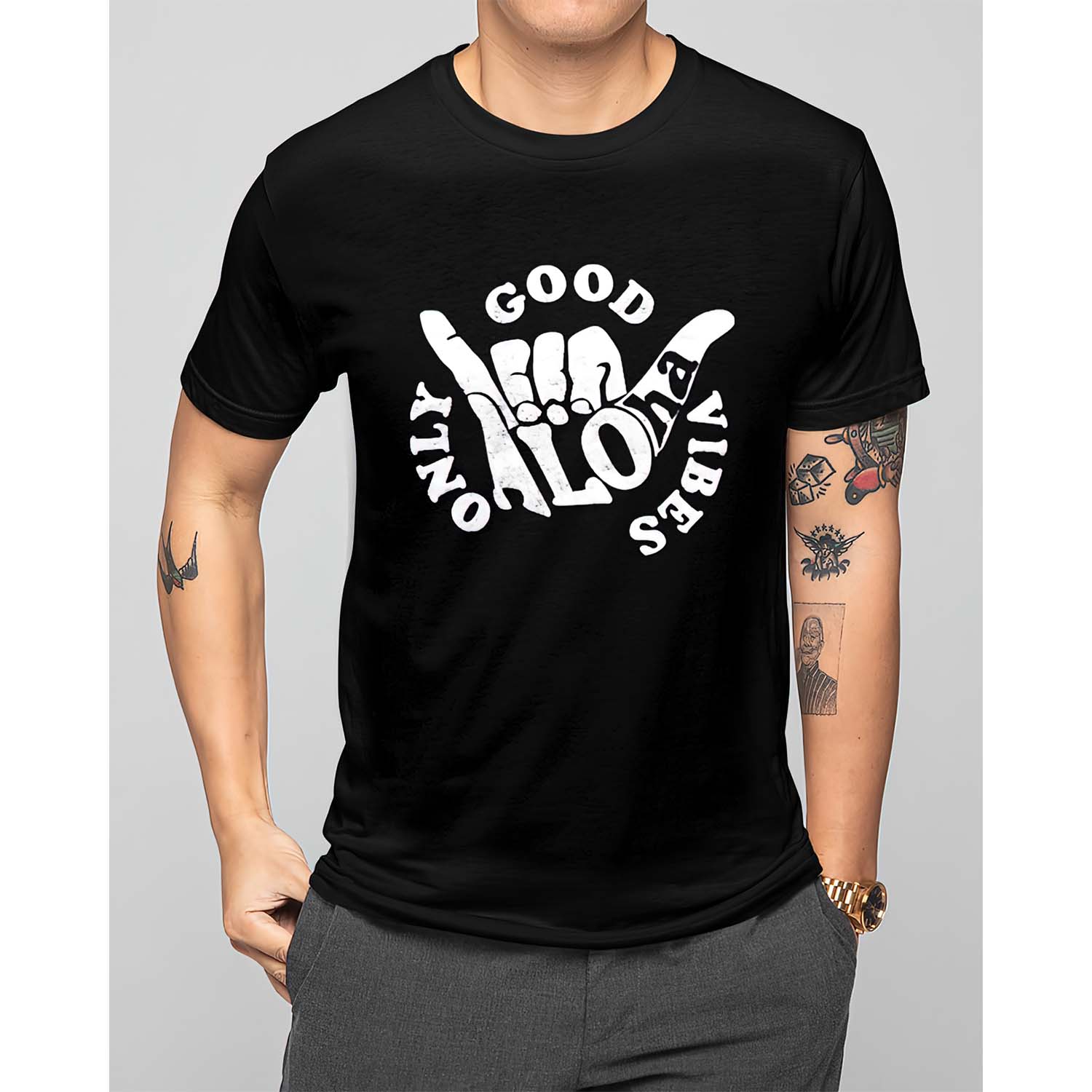 Good Vibes Only Aloha Shirt Good Vibes Only Aloha Shirt