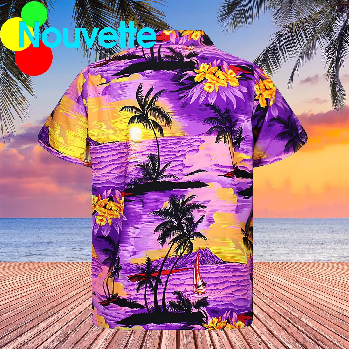 Purple Sunset Hawaiian Shirt Purple Sunset Hawaiian Shirt