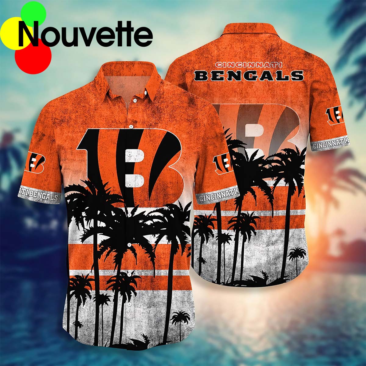 Cincinnati Bengals Aloha Hawaiian Shirt Cincinnati Bengals Aloha Hawaiian Shirt