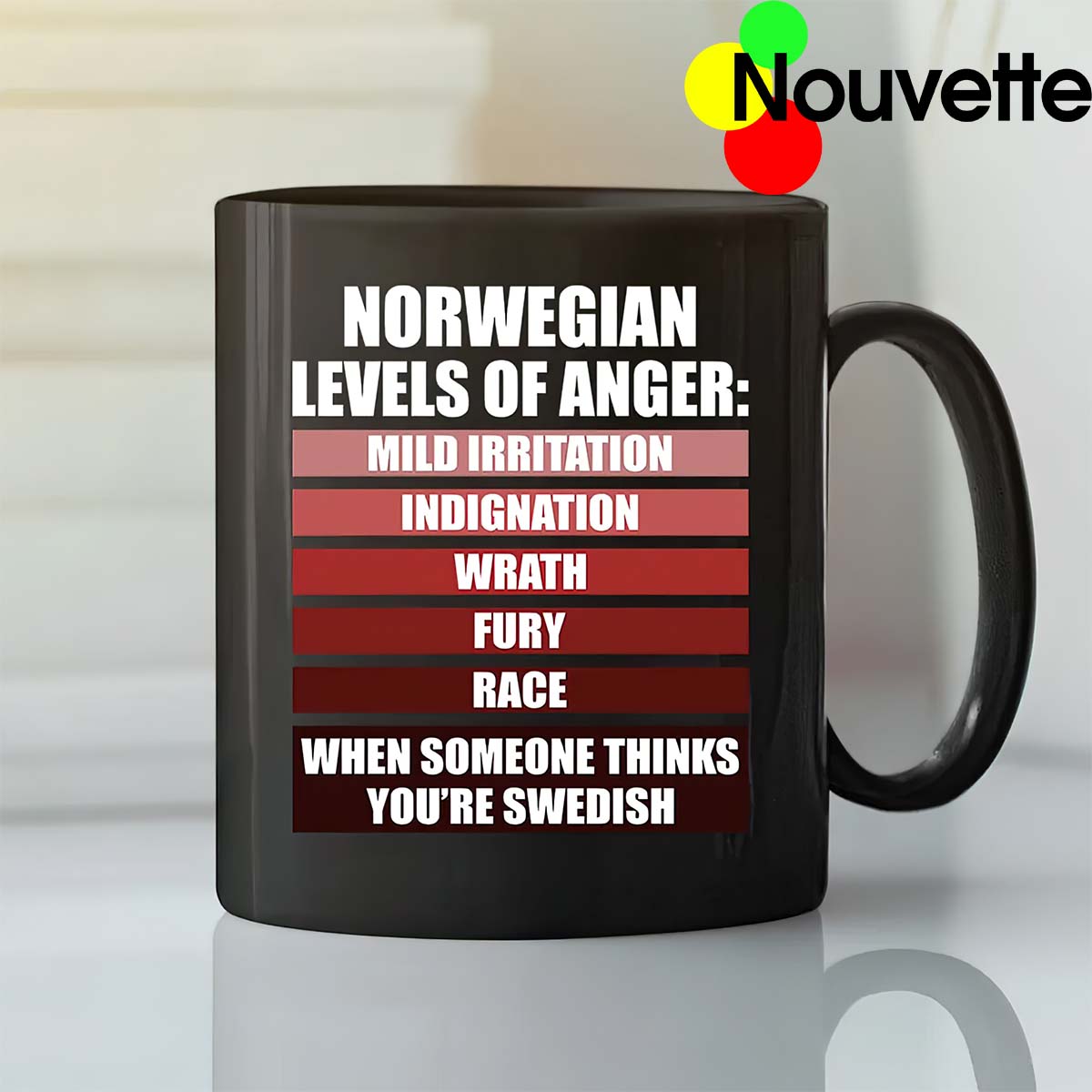 Norwegian Levels Of Anger When Someone Thinks You’Re Swedish Mug Norwegian Levels Of Anger When Someone Thinks You’Re Swedish Mug