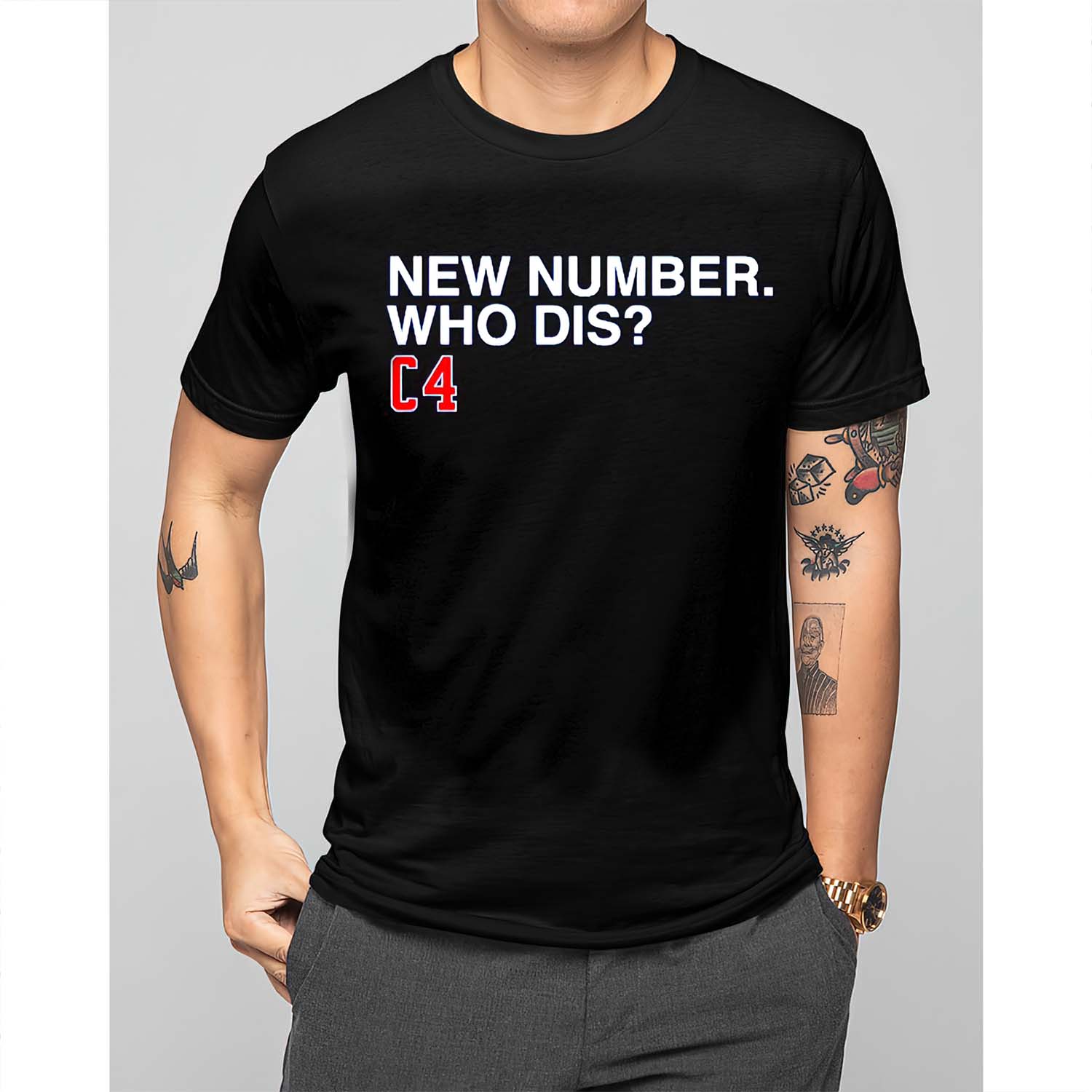 New Number Who Dis C4 Shirt New Number Who Dis C4 Shirt