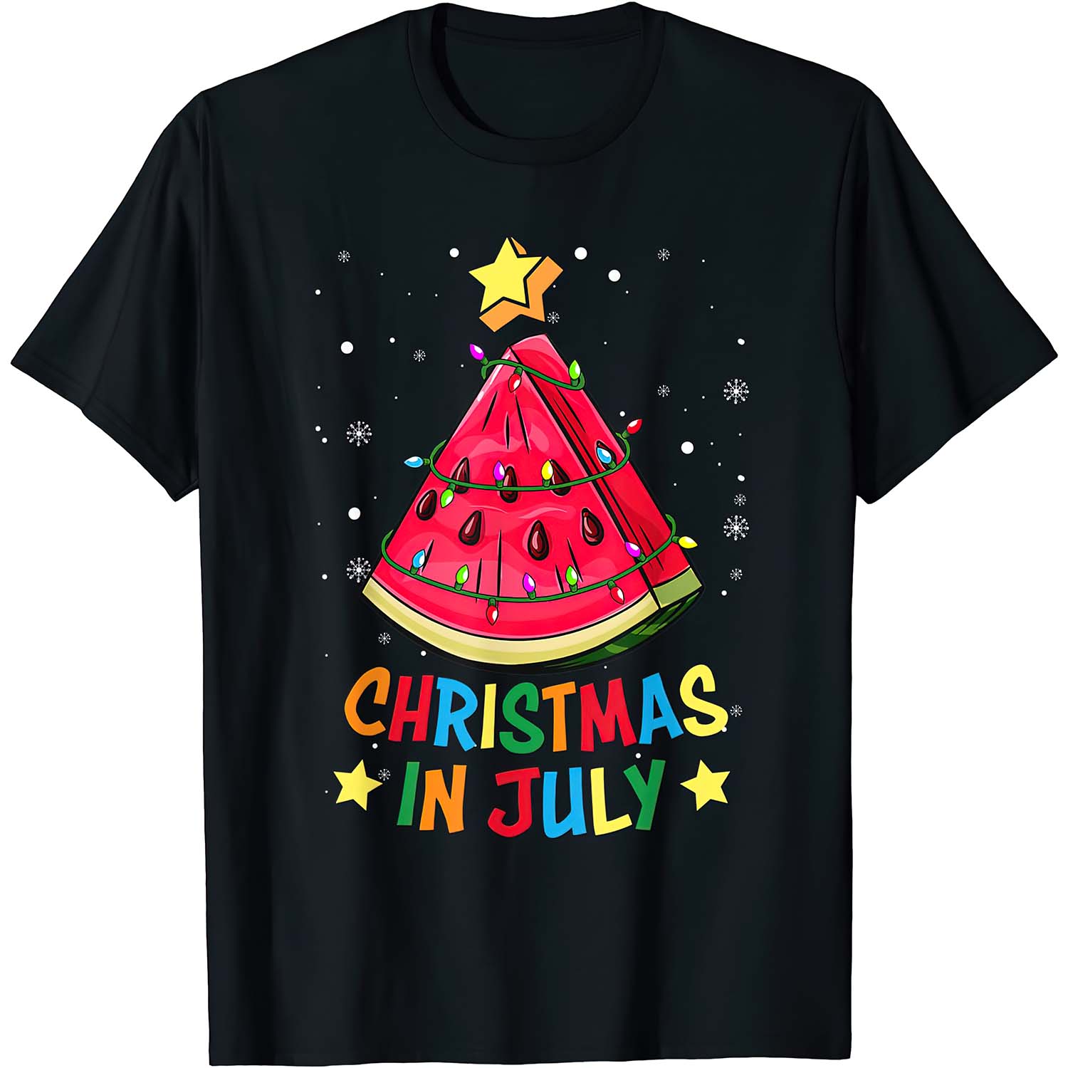 Watermelon Christmas In July Shirt Watermelon Christmas In July Shirt