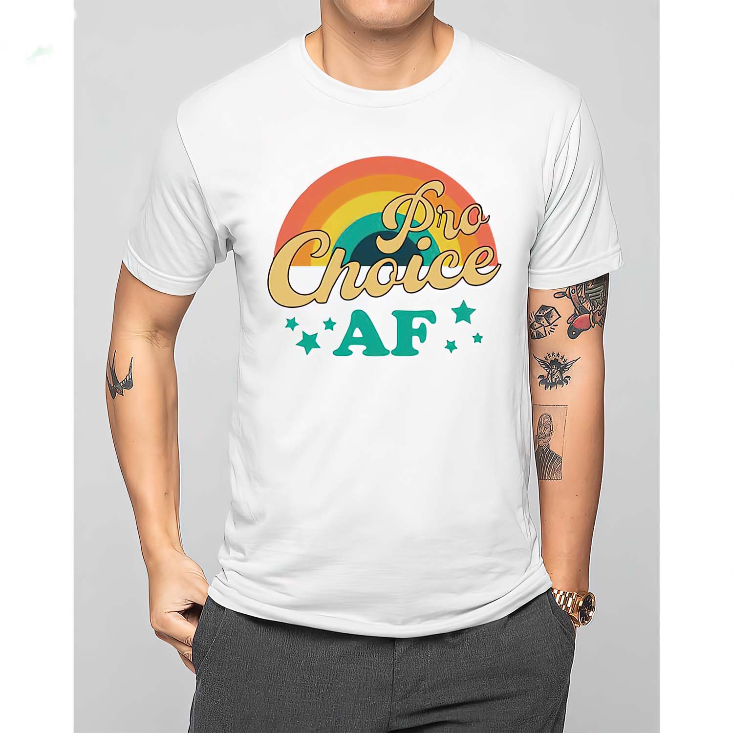 Pro Choice Af Sunset Shirt Pro Choice Af Sunset Shirt