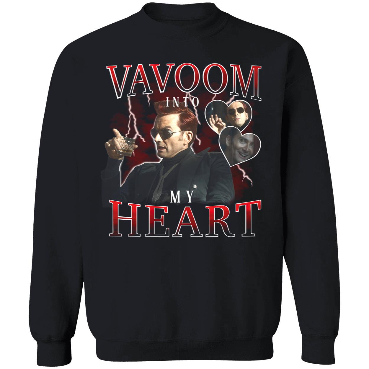 Good Omens Vavoom Into My Heart Shirt Good Omens Vavoom Into My Heart Shirt