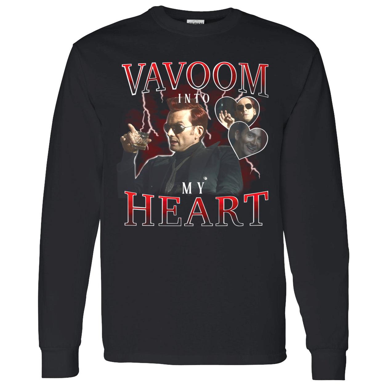Good Omens Vavoom Into My Heart Shirt Good Omens Vavoom Into My Heart Shirt