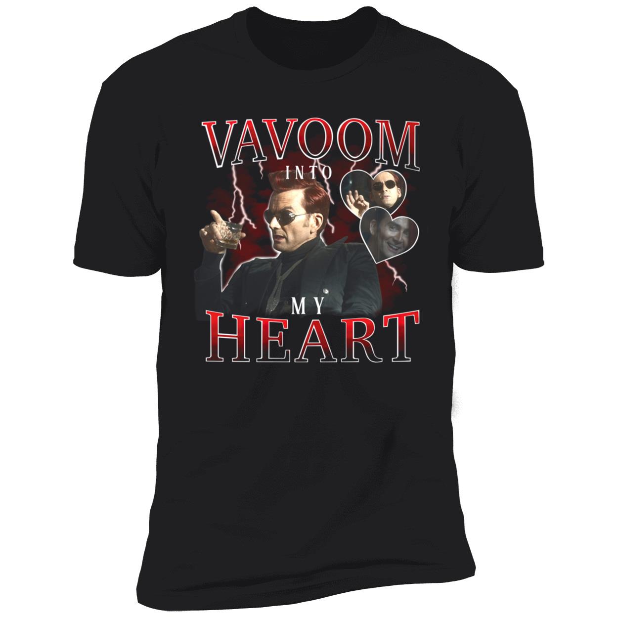 Good Omens Vavoom Into My Heart Shirt Good Omens Vavoom Into My Heart Shirt