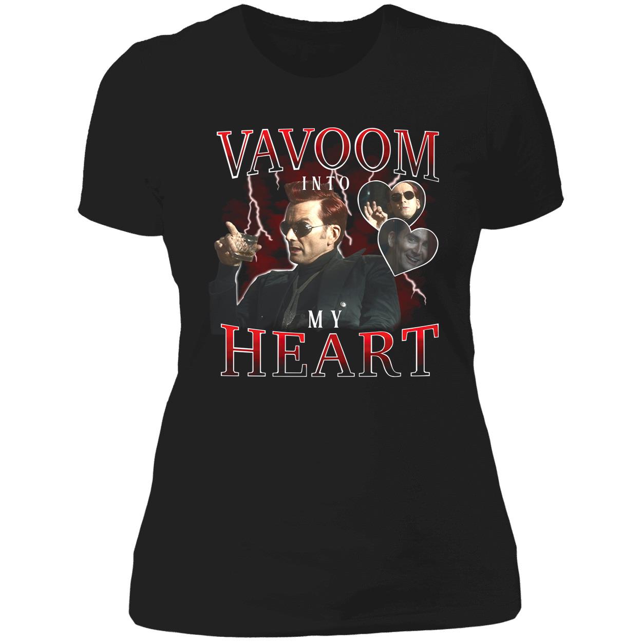 Good Omens Vavoom Into My Heart Shirt Good Omens Vavoom Into My Heart Shirt