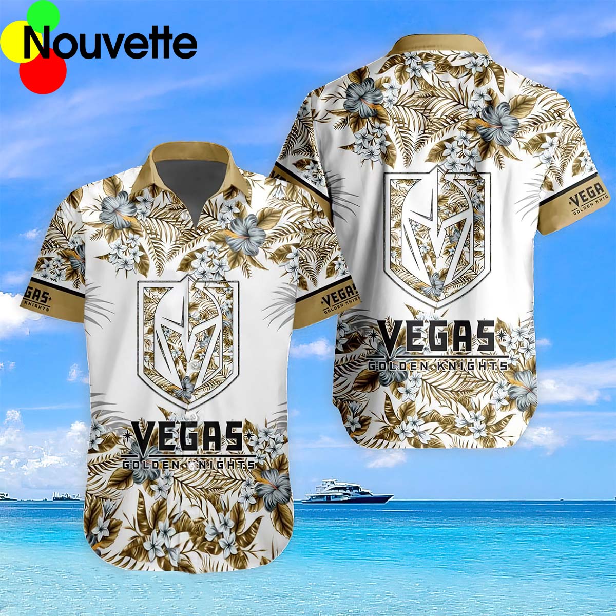 Golden Summer Hawaiian Shirt