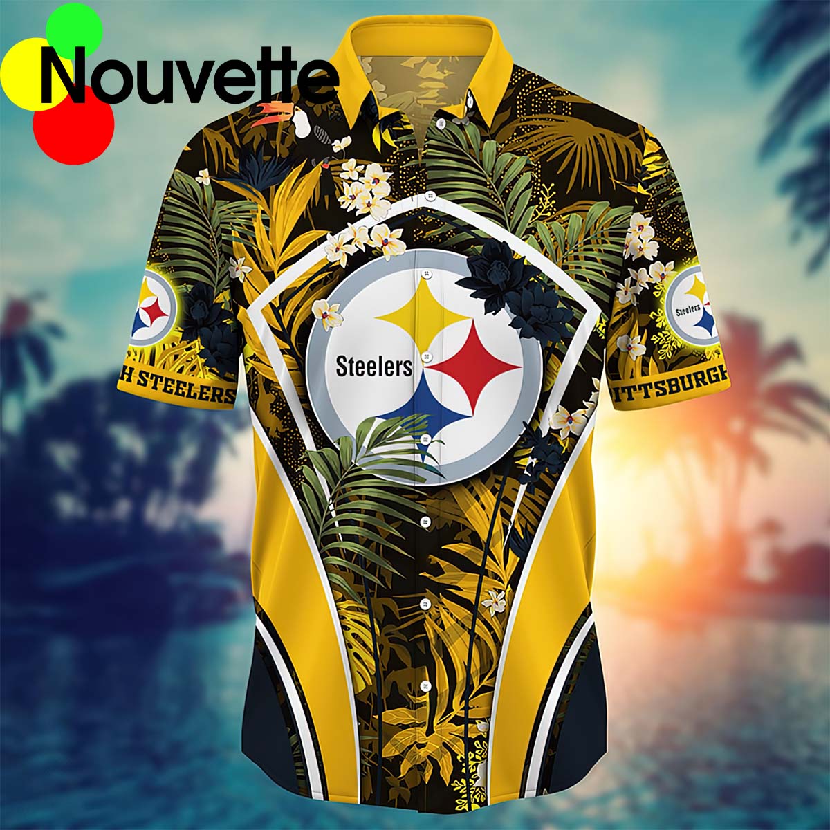 Steelers Tropical Hawaiian Shirt
