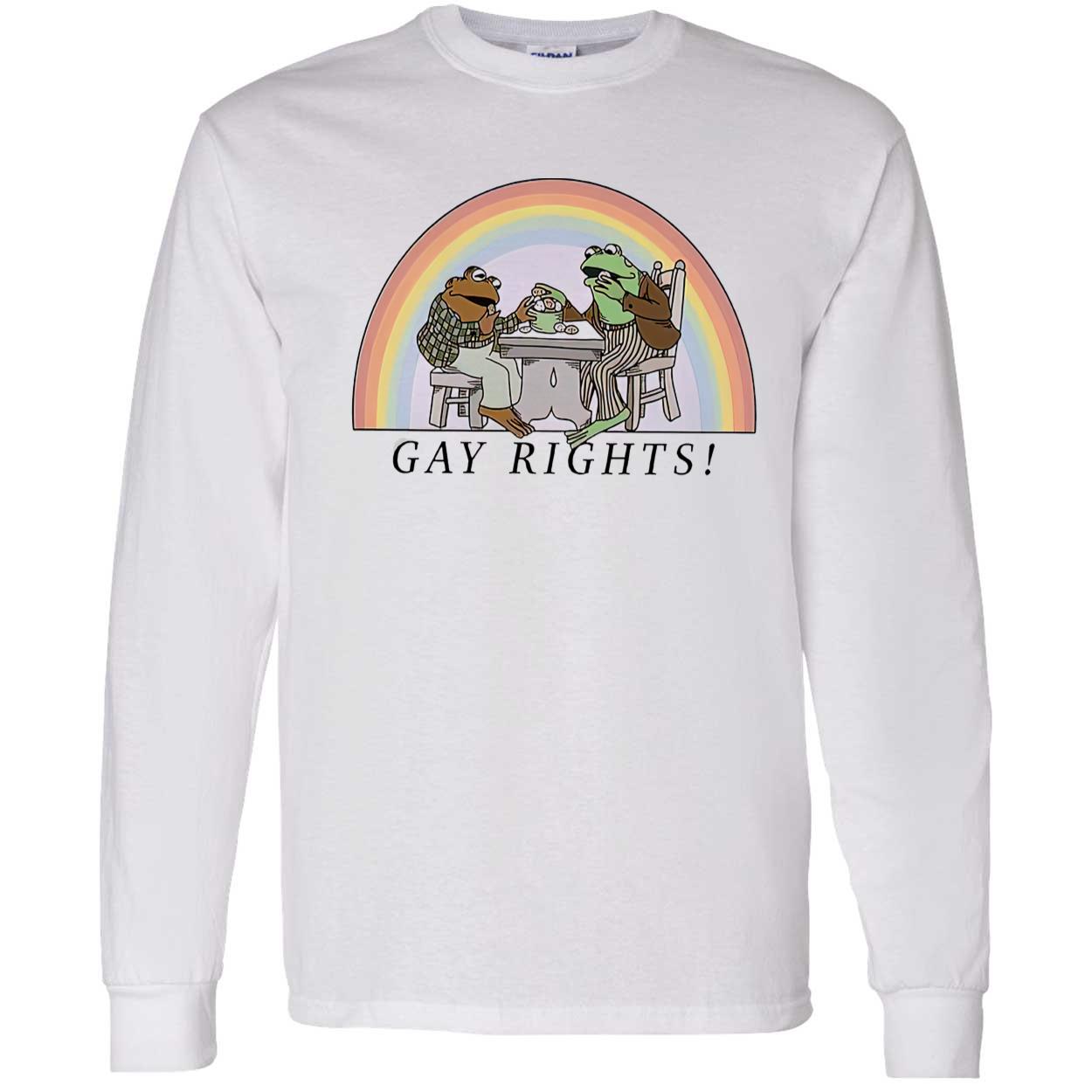 Frog Gay Rights Rainbow Shirt Frog Gay Rights Rainbow Shirt