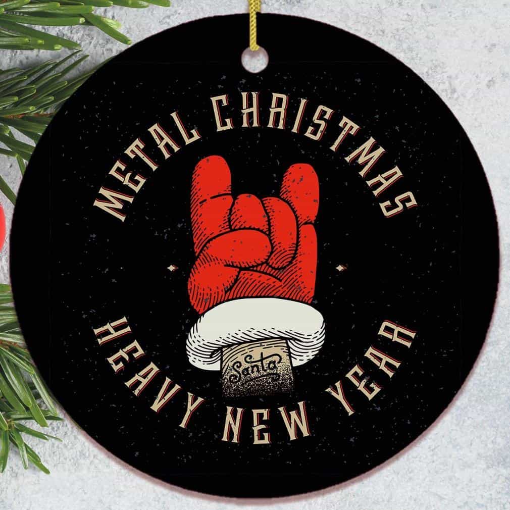 Metal Christmas Heavy New Year Ornament