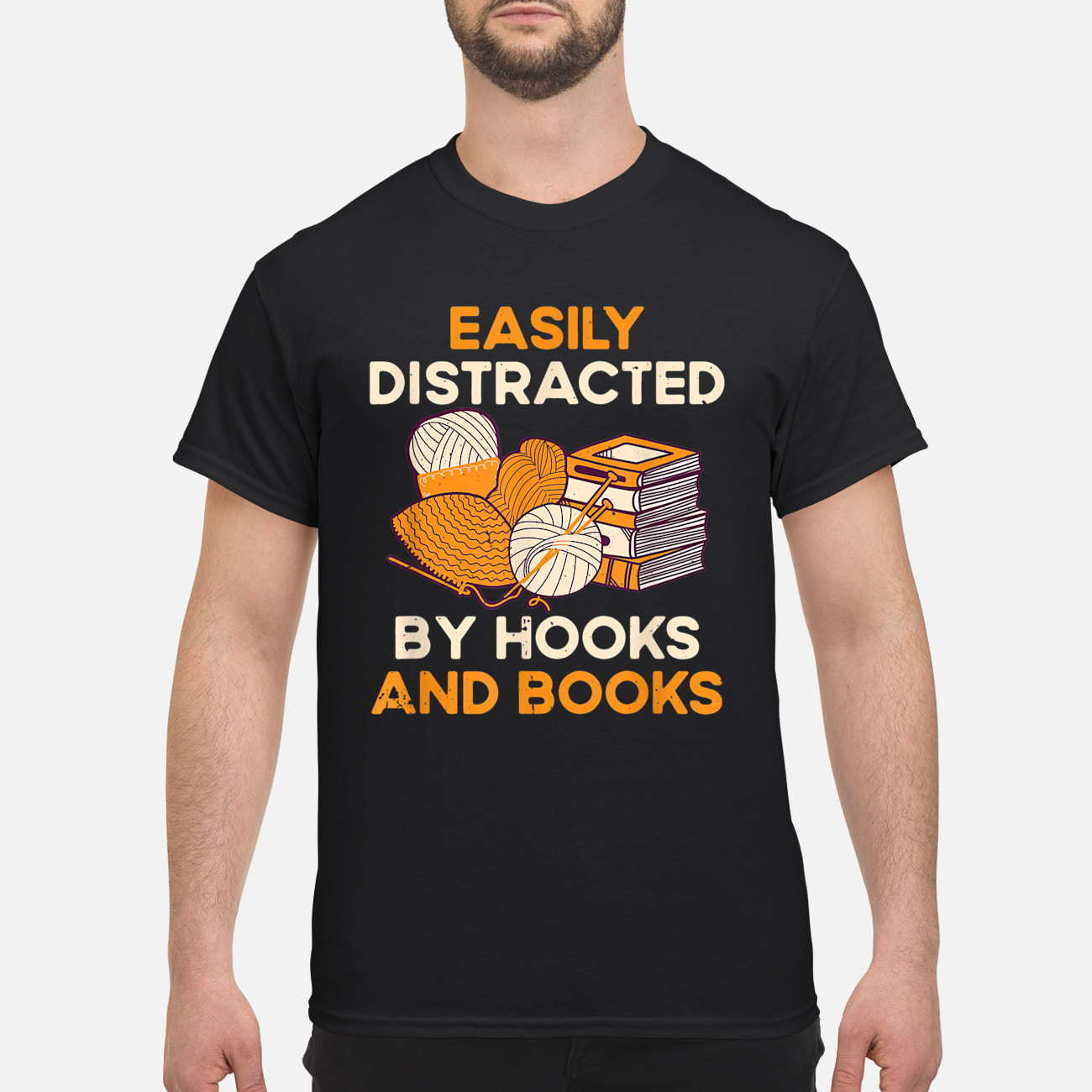 Easily Distracted By Hooks And Books Shirt Easily Distracted By Hooks And Books Shirt