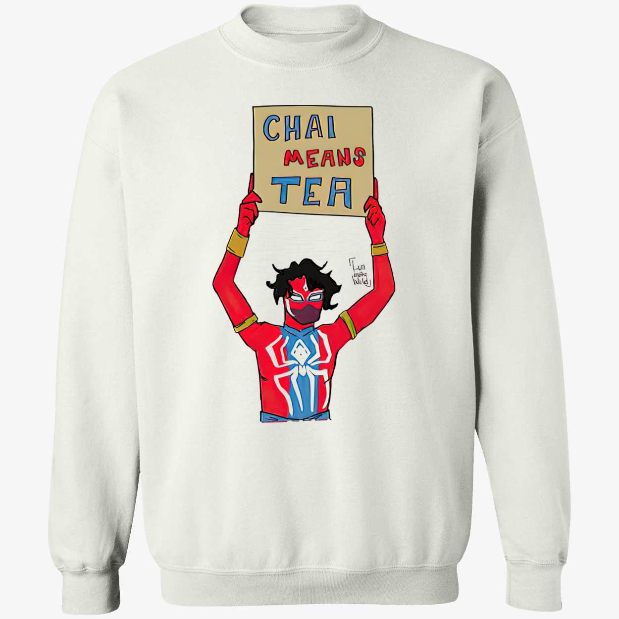 Chal Means Tea Spider Man Shirt Chal Means Tea Spider Man Shirt