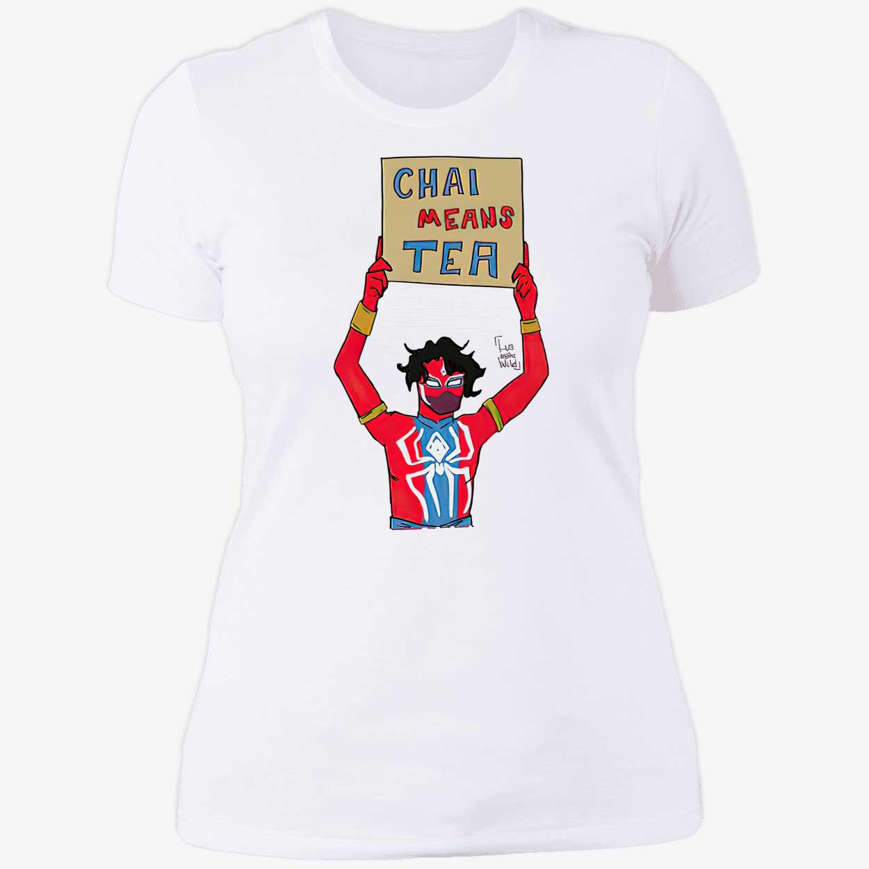 Chal Means Tea Spider Man Shirt Chal Means Tea Spider Man Shirt