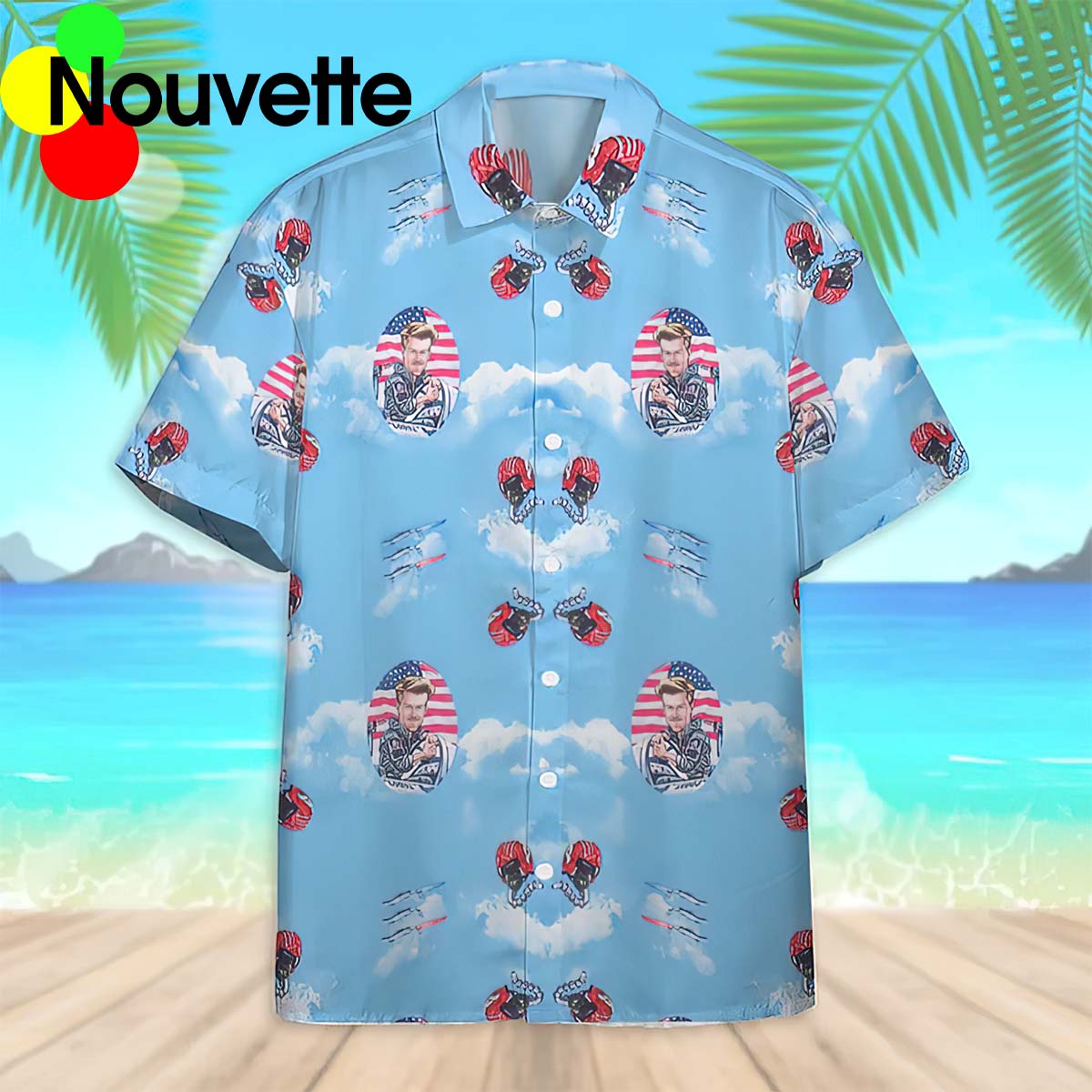 Goose Top Gun Hawaiian Shirt