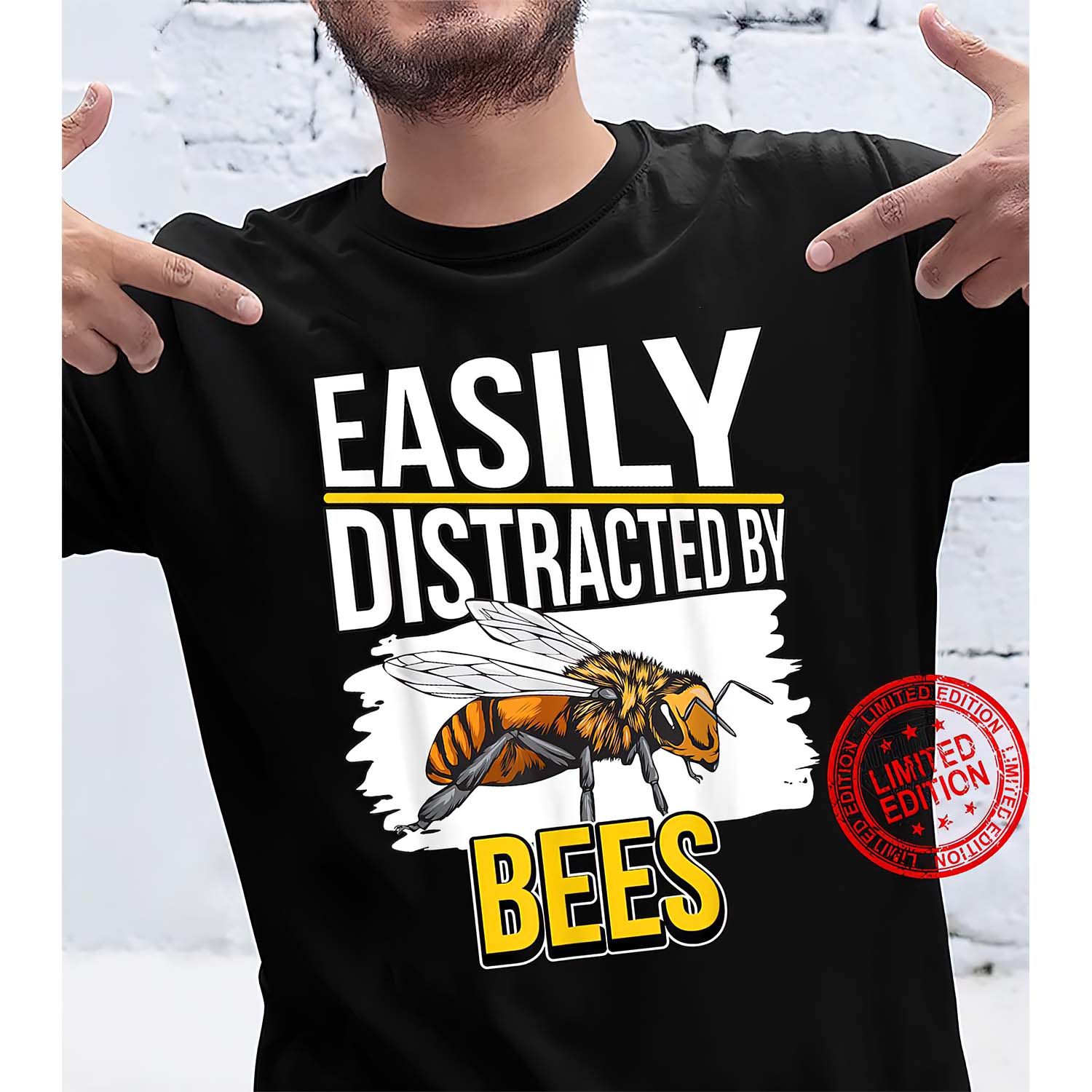 Easily Distracted By Bees Shirt Easily Distracted By Bees Shirt