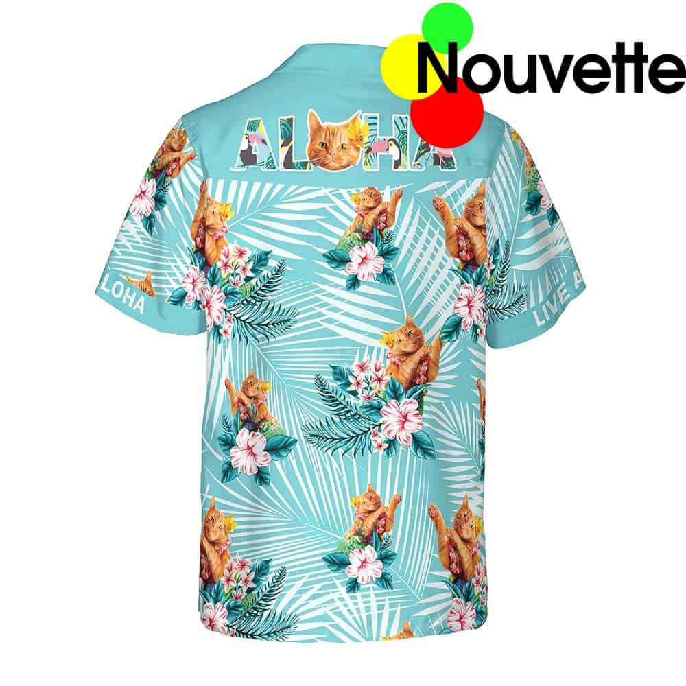 Cat Aloha Hawaiian Shirt Cat Aloha Hawaiian Shirt