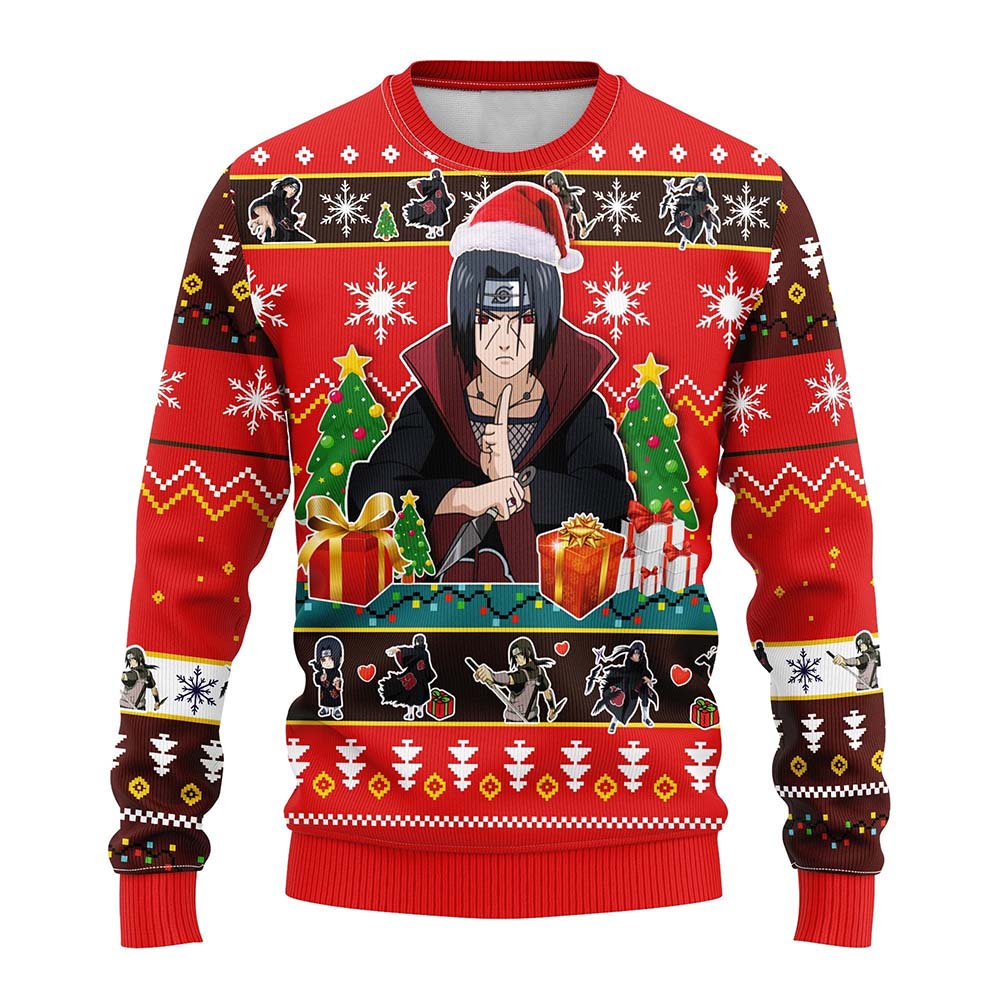 Uchiha Itachi Ugly Christmas Sweater Uchiha Itachi Ugly Christmas Sweater