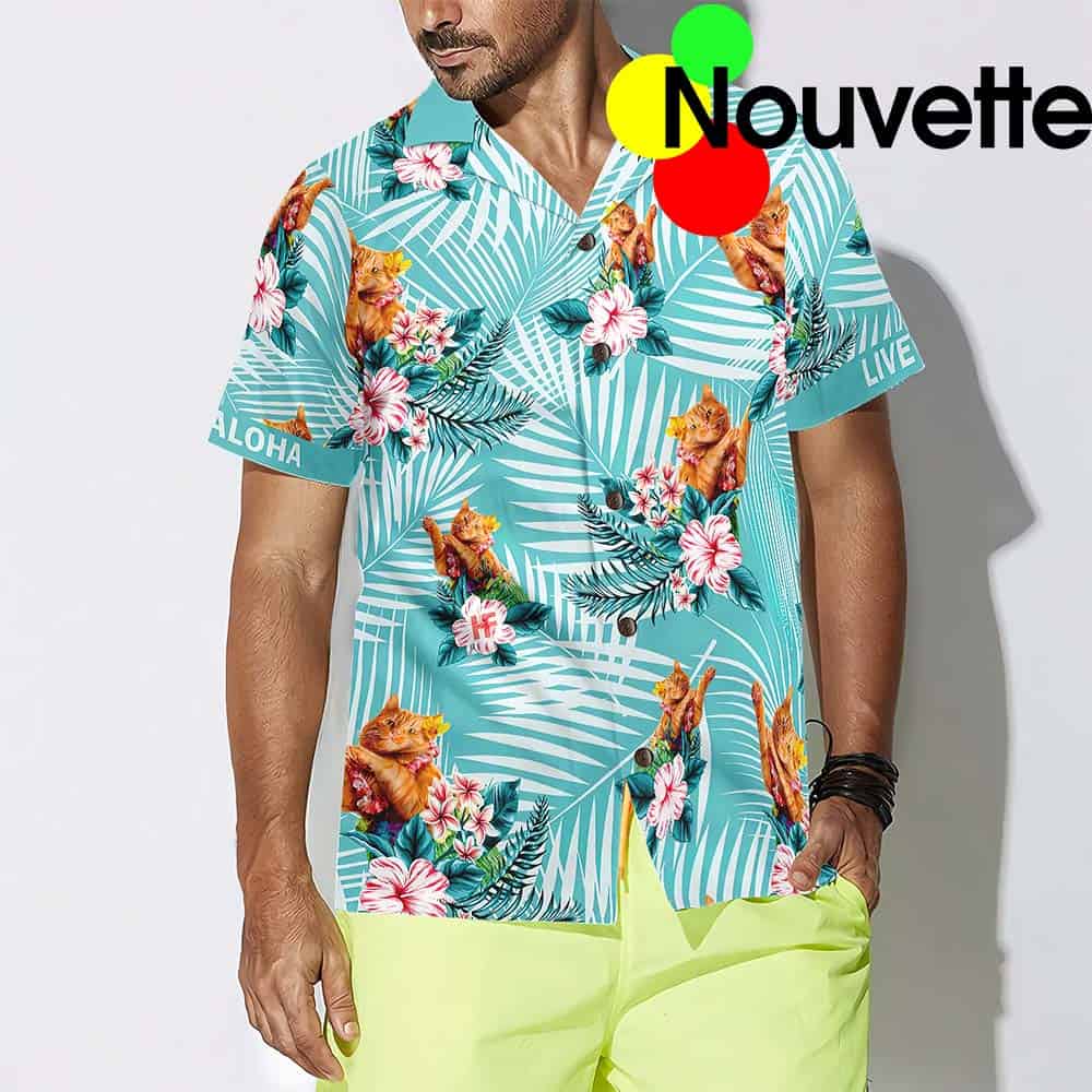 Cat Aloha Hawaiian Shirt Cat Aloha Hawaiian Shirt