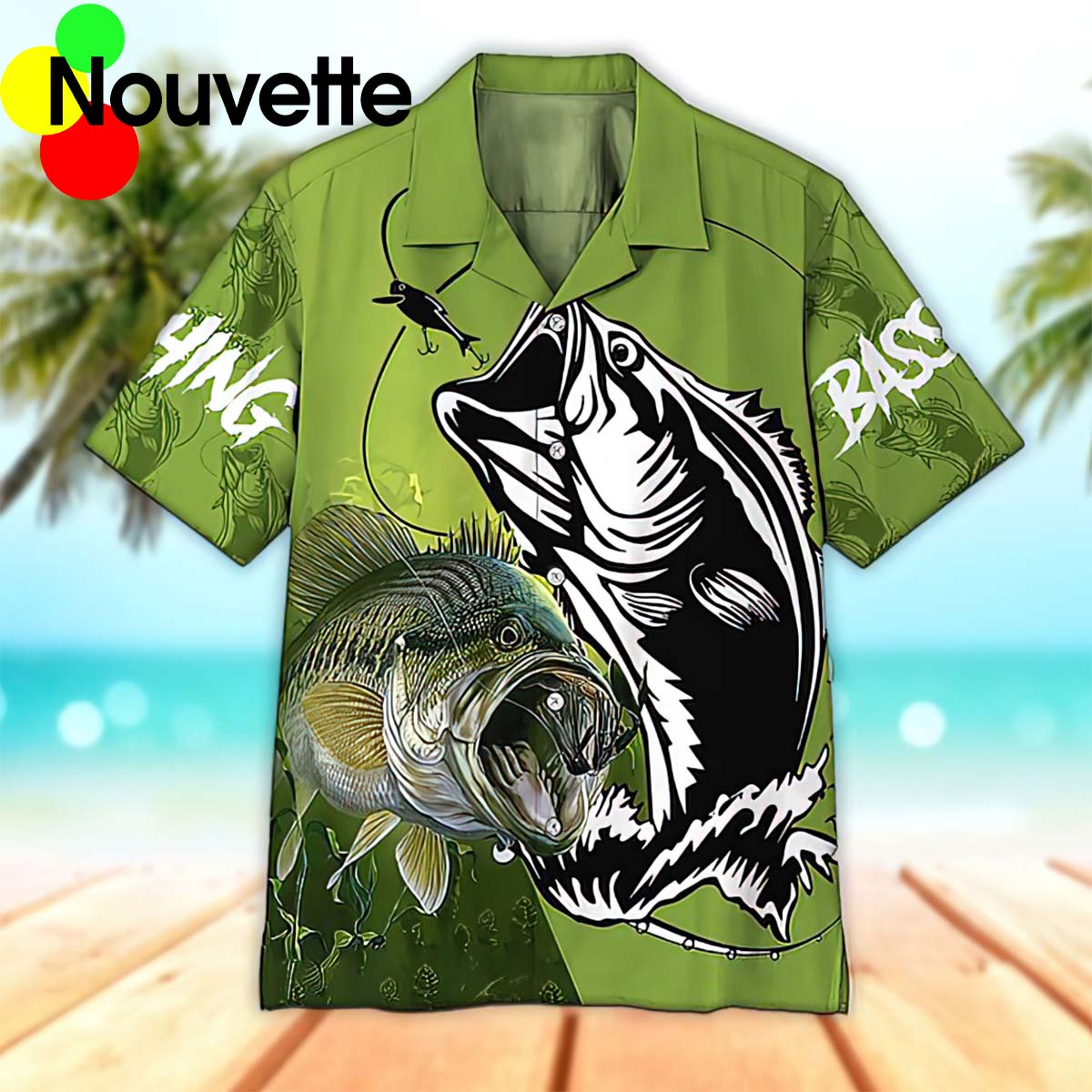 Bass Fish Hawaiian Shirt