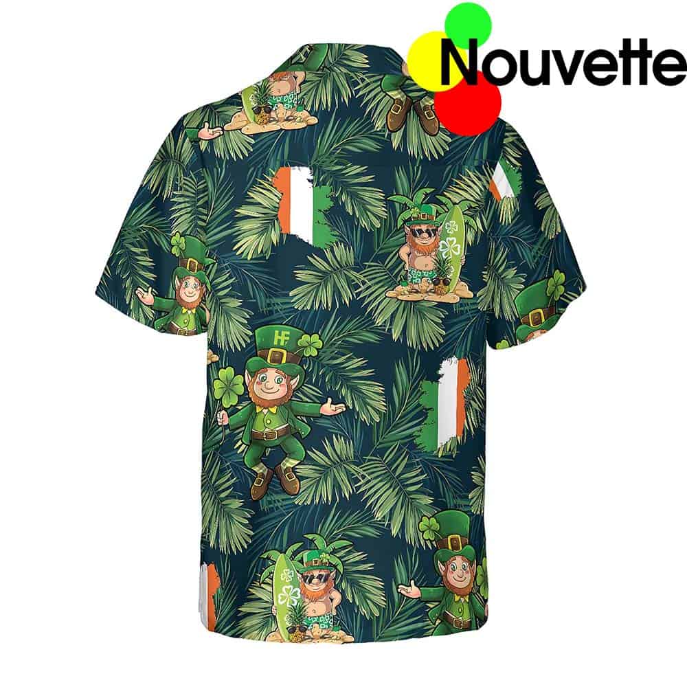 Irish People Proud Leprechaun Tropical Hawaiian Shirt Irish People Proud Leprechaun Tropical Hawaiian Shirt