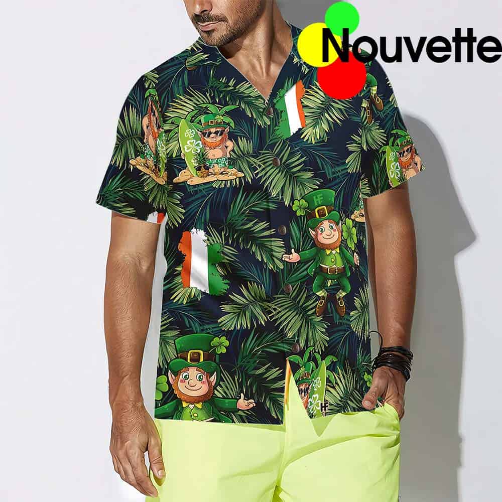 Irish People Proud Leprechaun Tropical Hawaiian Shirt