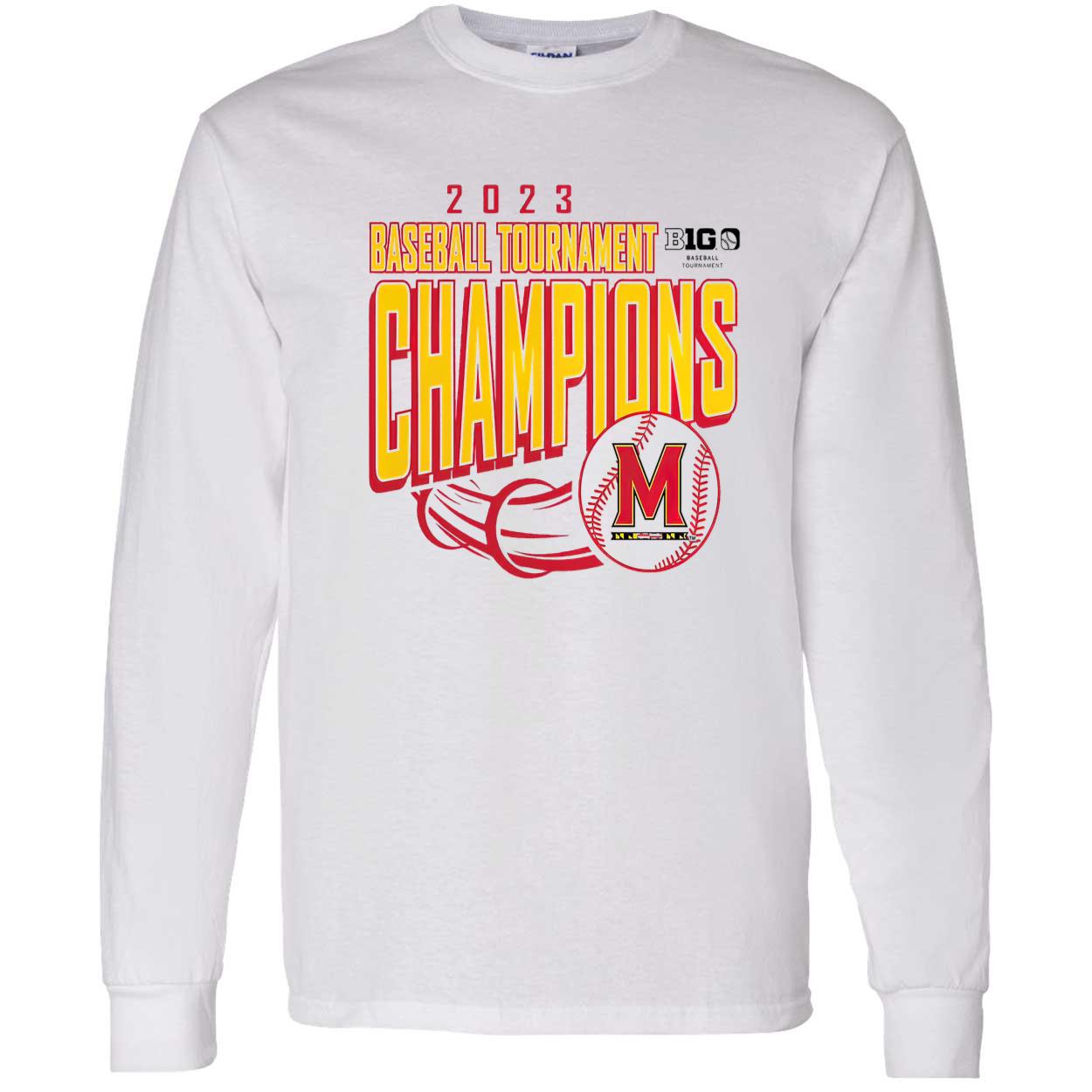 Maryland Terrapins 2023 Baseball Tournament Champions Shirt Maryland Terrapins 2023 Baseball Tournament Champions Shirt