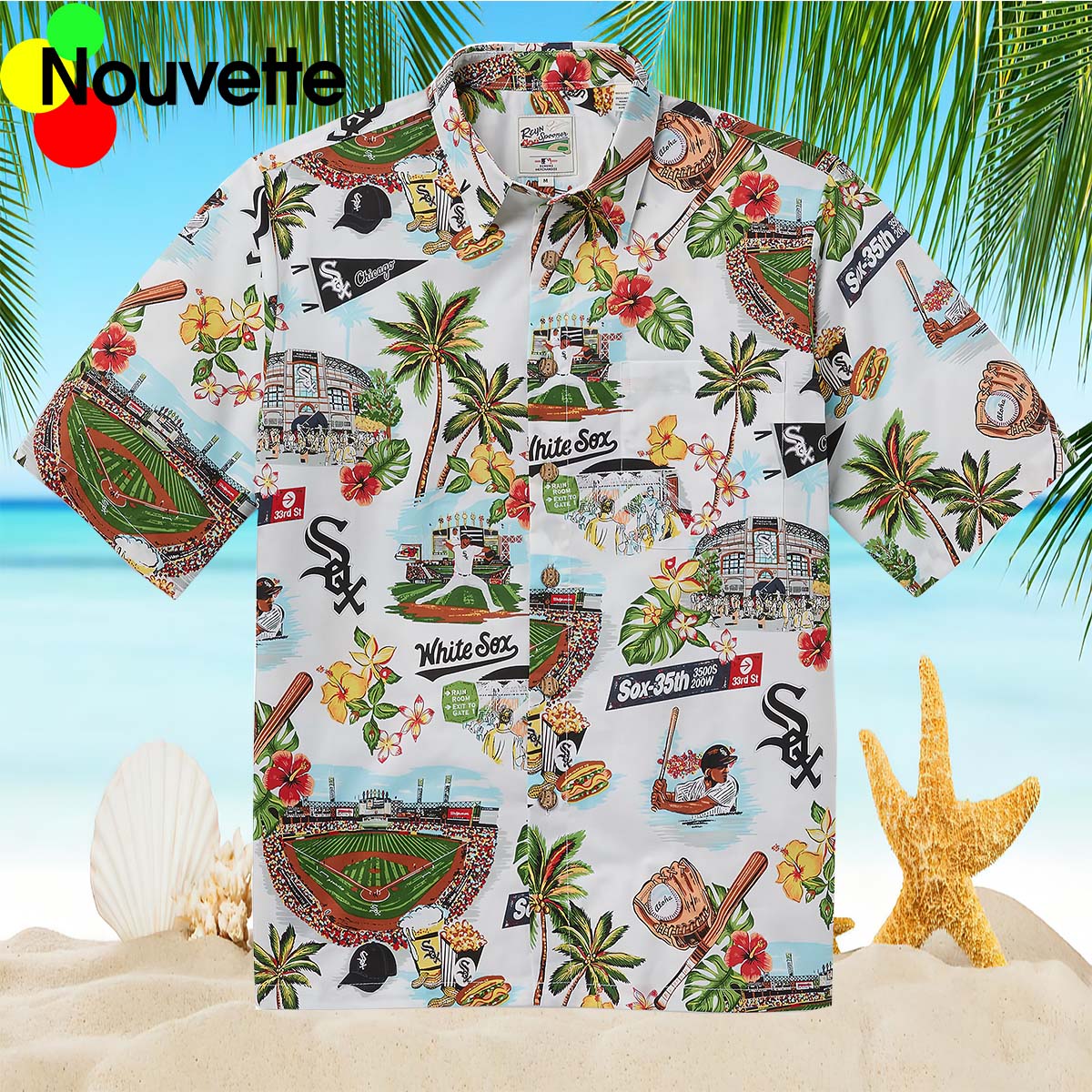 Chicago White Sox Scenic Hawaiian Shirt