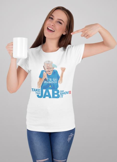 Take This Jab And Shove It By Johnny Bitcoin Shirt Take This Jab And Shove It By Johnny Bitcoin Shirt