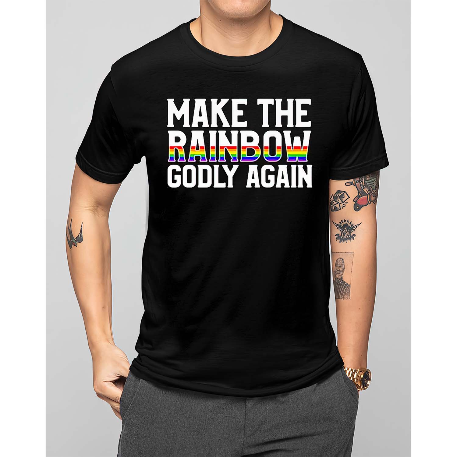 Make The Rainbow Godly Again Lgbt Shirt Make The Rainbow Godly Again Lgbt Shirt