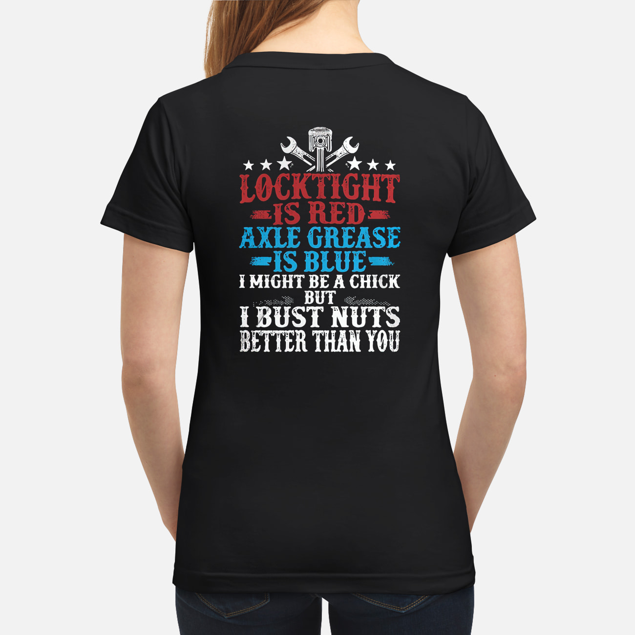Lock Tight Is Red Axle Grease Is Blue Shirt Lock Tight Is Red Axle Grease Is Blue Shirt