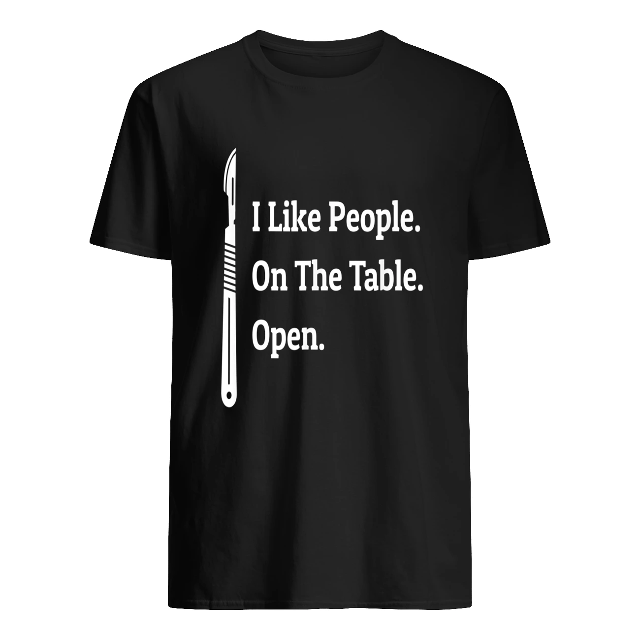 I Like People On The Table Open Shirt I Like People On The Table Open Shirt