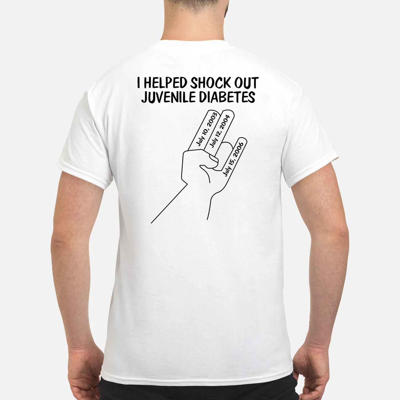 I Helped Shock Out Juvenile Diabetes Shirt