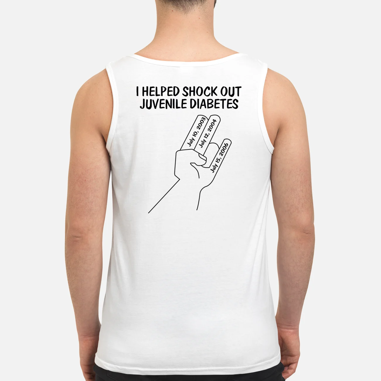 I Helped Shock Out Juvenile Diabetes Shirt I Helped Shock Out Juvenile Diabetes Shirt