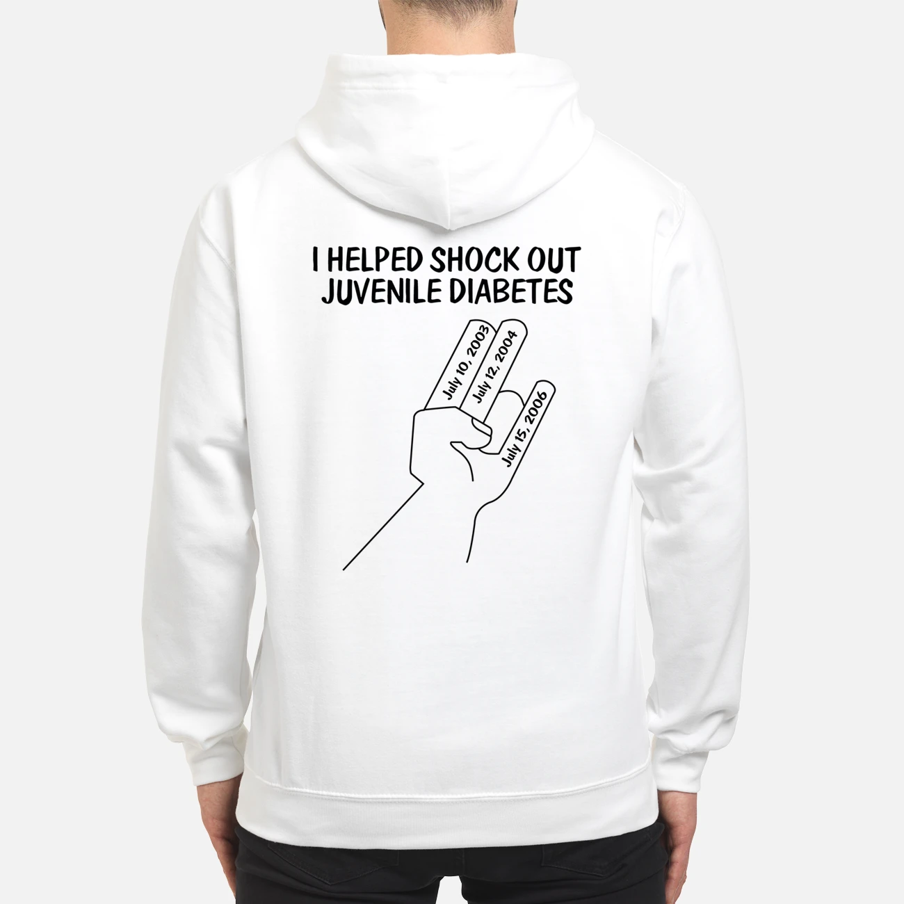 I Helped Shock Out Juvenile Diabetes Shirt I Helped Shock Out Juvenile Diabetes Shirt