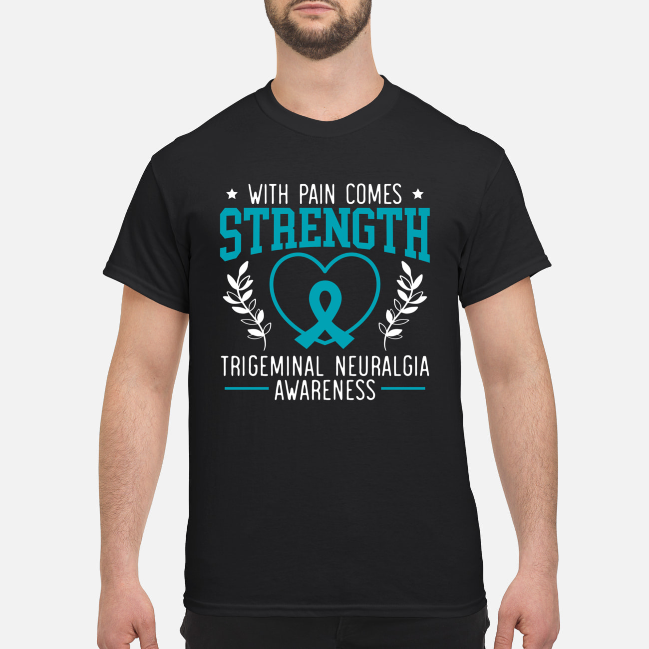 With Pain Comes Strength Trigeminal Neuralgia Awareness Shirt With Pain Comes Strength Trigeminal Neuralgia Awareness Shirt