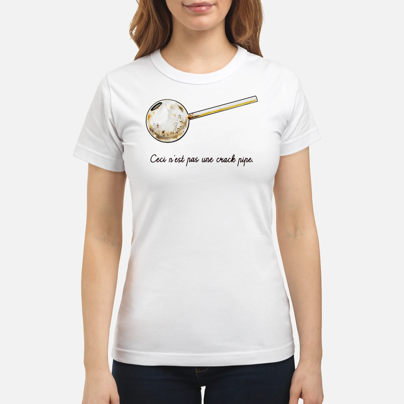 Ceci N’Est Pas Une Crack Pipe Shirt Ceci N’Est Pas Une Crack Pipe Shirt