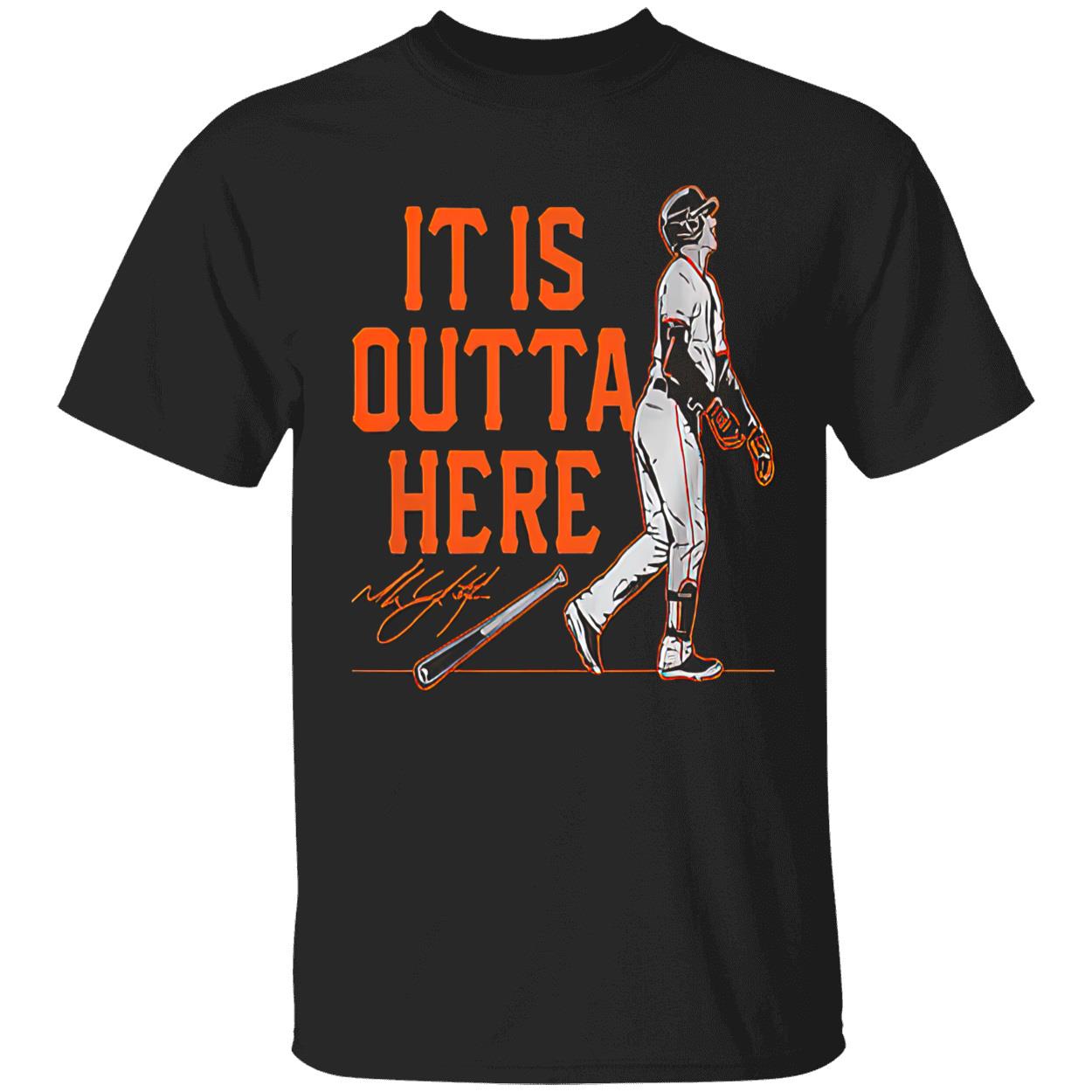 Mike Yastrzemski It Is Outta Here Shirt Mike Yastrzemski It Is Outta Here Shirt