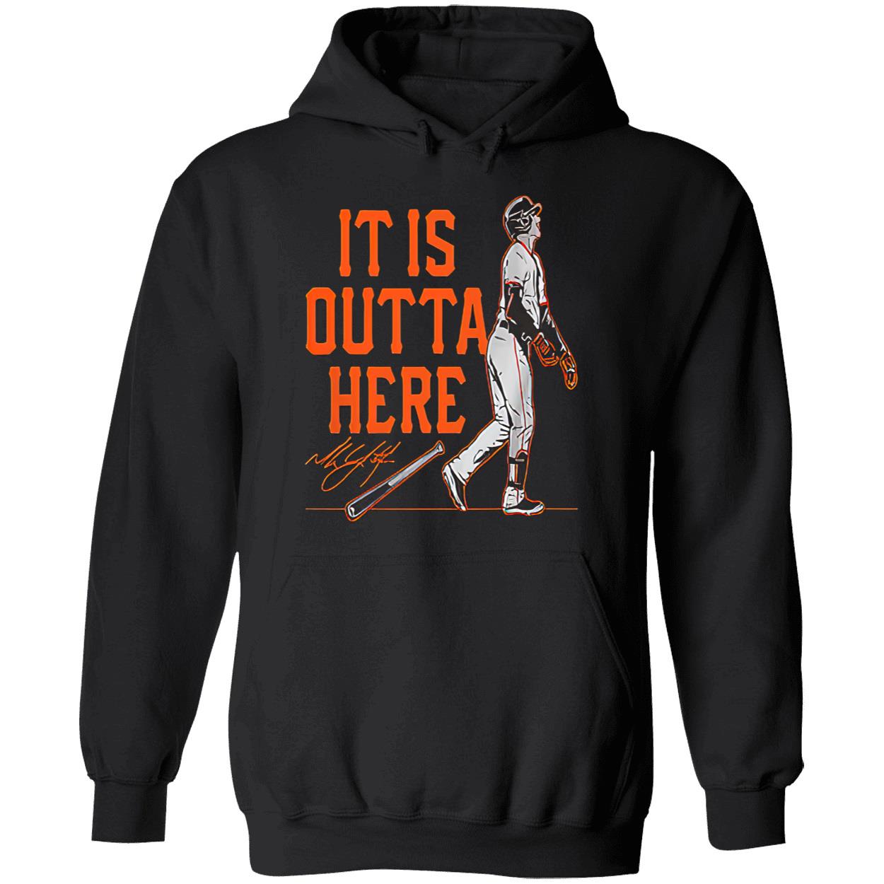 Mike Yastrzemski It Is Outta Here Shirt Mike Yastrzemski It Is Outta Here Shirt