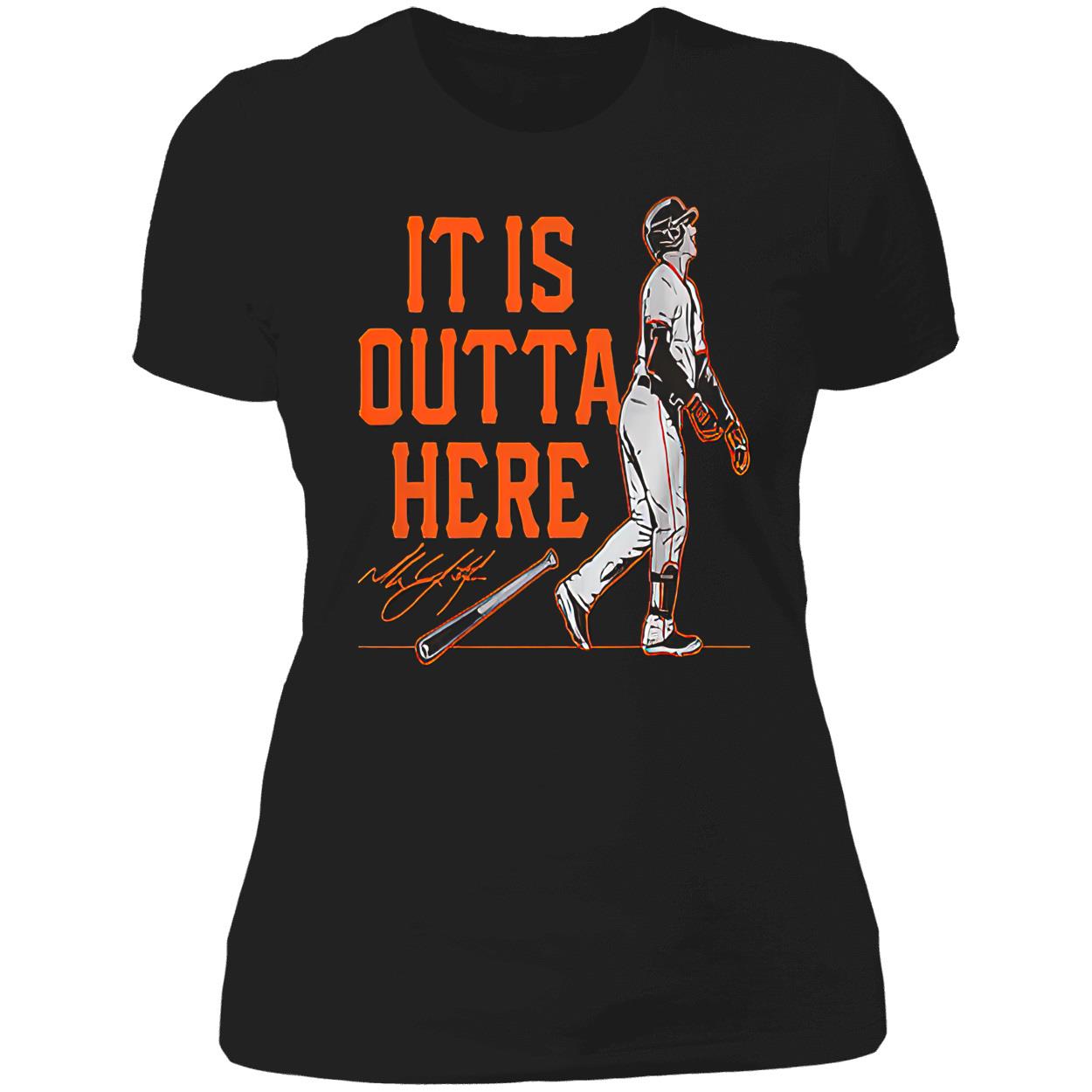 Mike Yastrzemski It Is Outta Here Shirt Mike Yastrzemski It Is Outta Here Shirt
