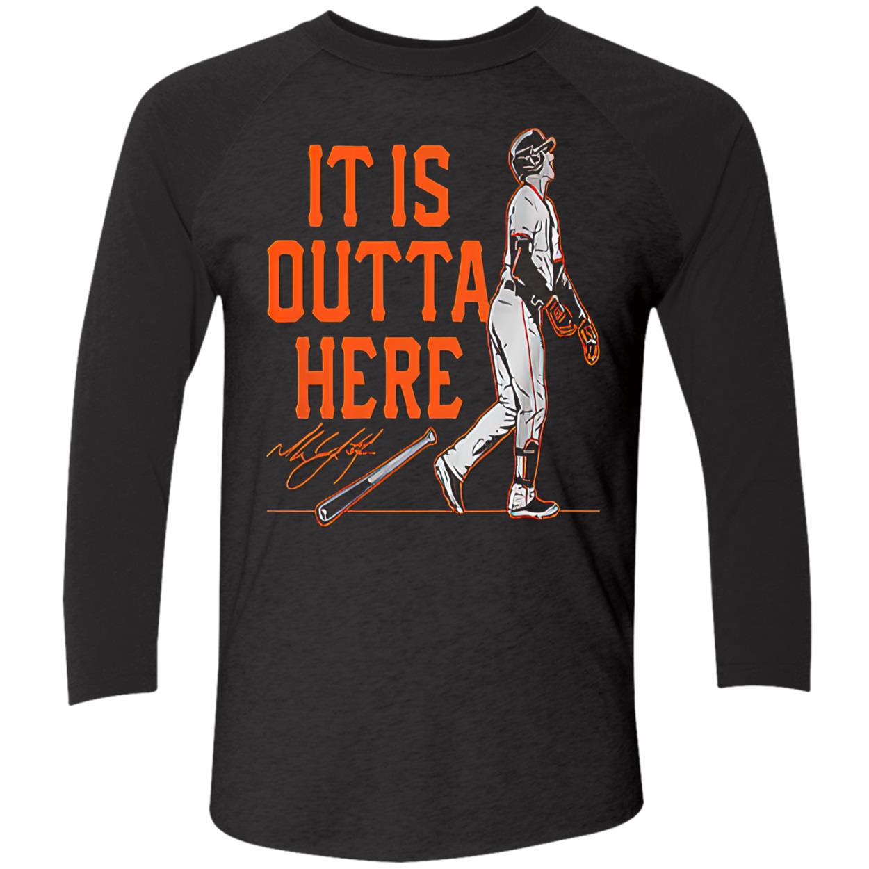 Mike Yastrzemski It Is Outta Here Shirt Mike Yastrzemski It Is Outta Here Shirt
