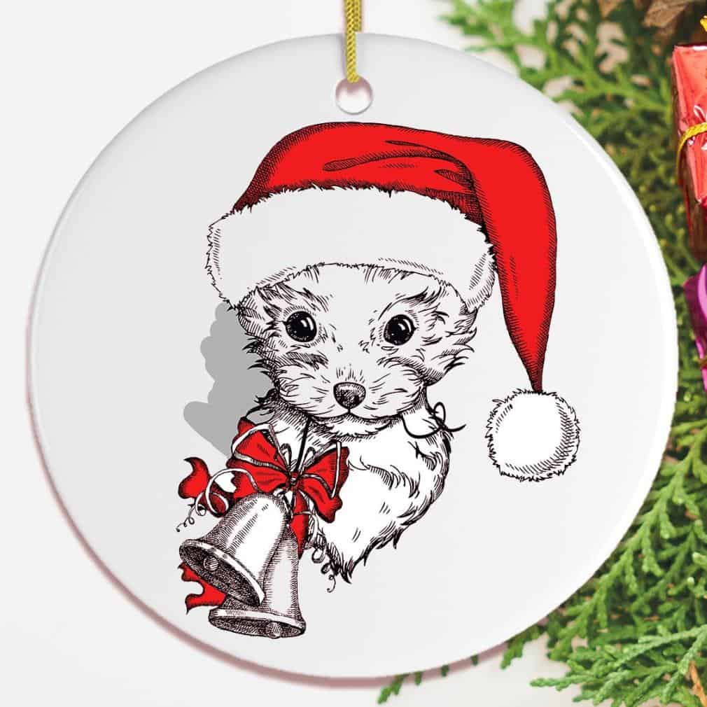 Yorkshire Merry Christmas Ornament Yorkshire Merry Christmas Ornament