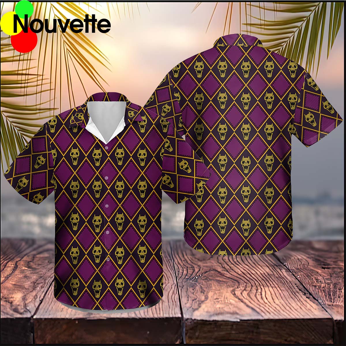 Yoshikage Kira Killer Queen Jojo’S Bizarre Adventure Hawaiian Shirt