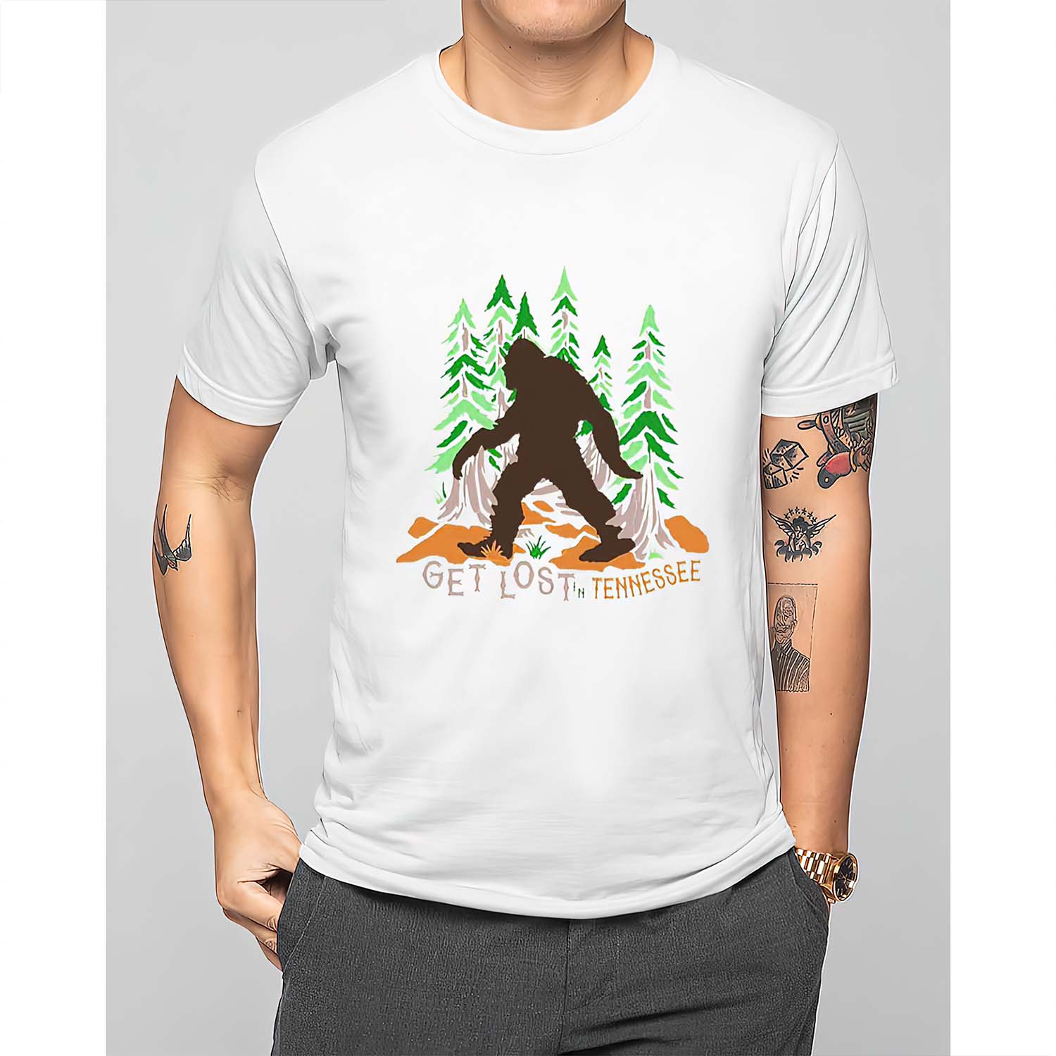 Bigfoot Get Lost In Tennessee Shirt Bigfoot Get Lost In Tennessee Shirt