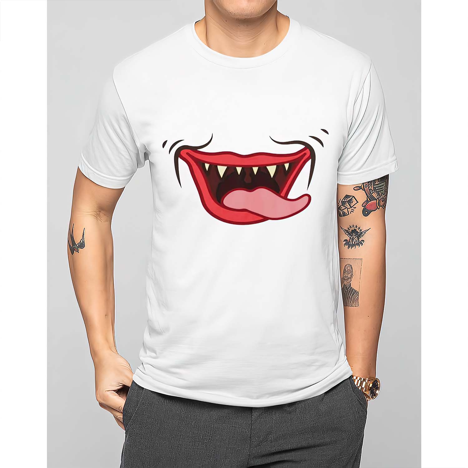 Hungry Mouth Smiling Shirt Hungry Mouth Smiling Shirt