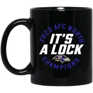 2023 AFC North Champions It’s A Lock Ravens Mug 2023 AFC North Champions It’s A Lock Ravens Mug