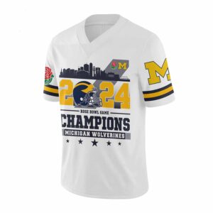 2024 Rose Bowl Game Champions Michigan Footbll Jersey