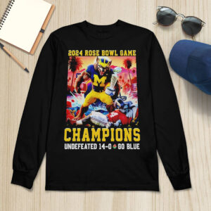2024 Rose Bowl Game Champions Undefeated 14 – 0 Go Blue Wolverines shirt 4 2024 Rose Bowl Game Champions Undefeated 14 – 0 Go Blue Wolverines shirt