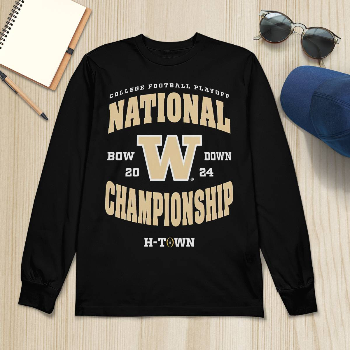 Huskies 2024 College Football Playoff National Championship H Town Shirt Huskies 2024 College Football Playoff National Championship H Town Shirt