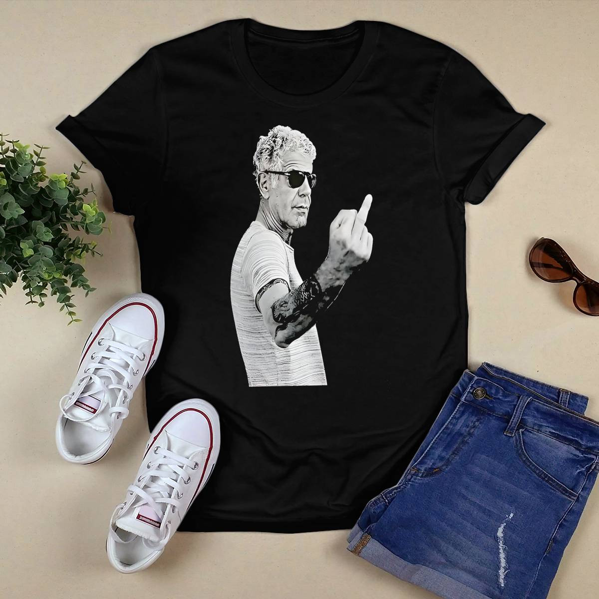 Anthony Bourdain Middle Finger Sweatshirt Anthony Bourdain Middle Finger Sweatshirt